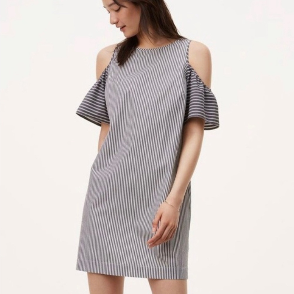 Loft 00P lightweight prep shoulder summer dress